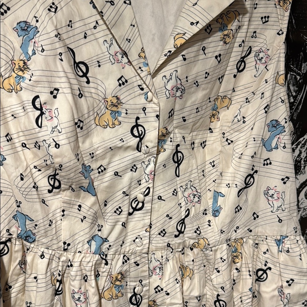 Disney - aristocats midi summer dress SIZE 20